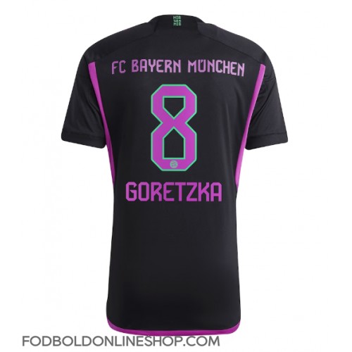 Bayern Munich Leon Goretzka #8 Udebanetrøje 2023-24 Kortærmet